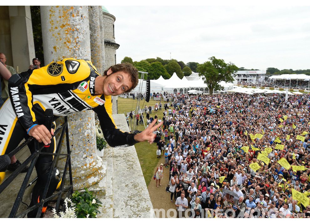 Valentino Rossi al Goodwood Festival of Speed per il 60° di Yamaha   - Foto 1 di 20