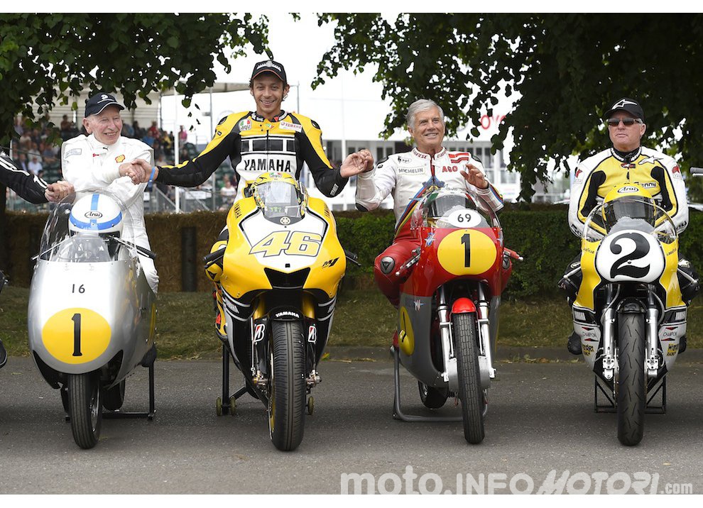 Valentino Rossi al Goodwood Festival of Speed per il 60° di Yamaha   - Foto 14 di 20