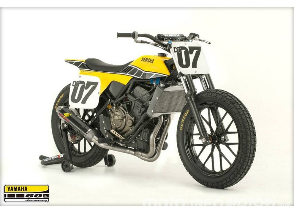 Yamaha presenta il DT-07 Concept: per il Dirt Track su base MT - Foto 2 di 8