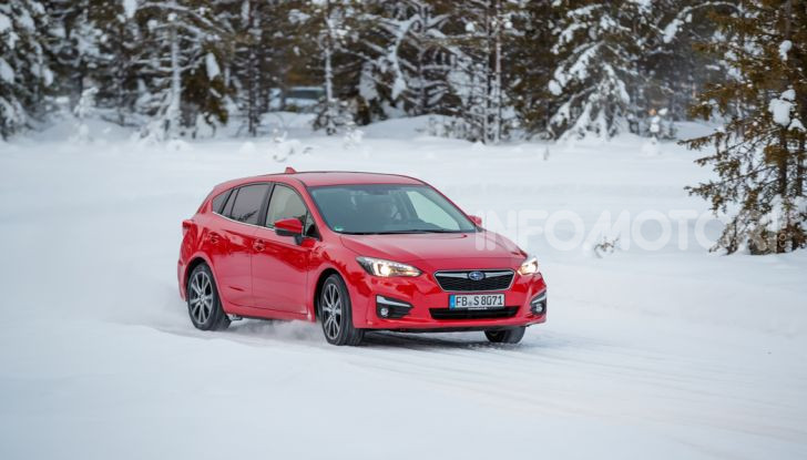 Gamma Subaru provata su strada e neve in Finlandia - Foto 17 di 28