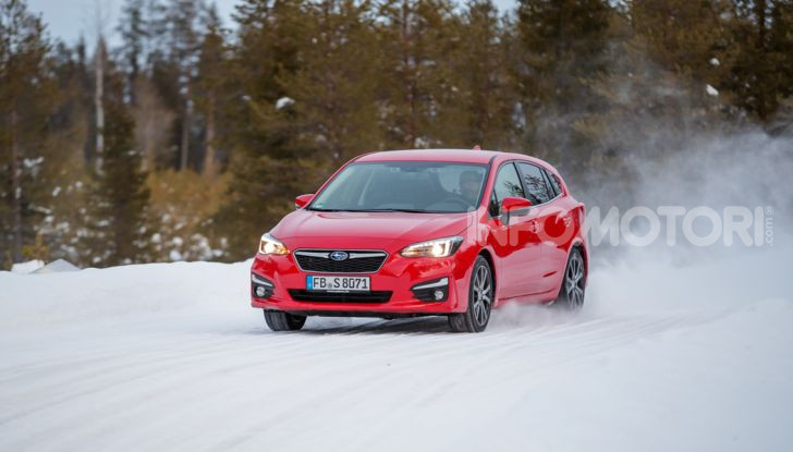 Gamma Subaru provata su strada e neve in Finlandia - Foto 18 di 28