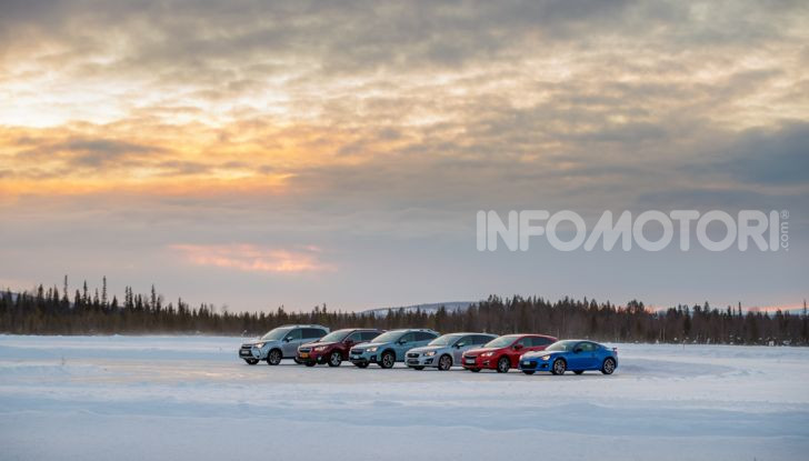 Gamma Subaru provata su strada e neve in Finlandia - Foto 5 di 28