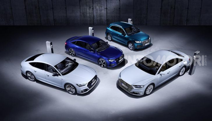 Audi A8, A7 Sportback, A6 e Q5 anche in versione ibrida plug-in - Foto 9 di 9