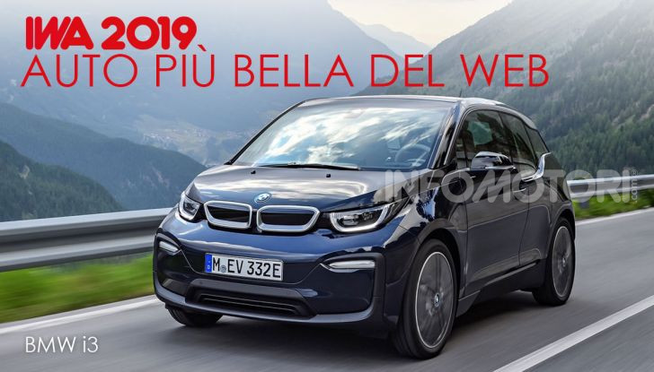 BMW i3 conquista i lettori e diventa l’Auto Più Bella del web 2019 - Foto 1 di 23