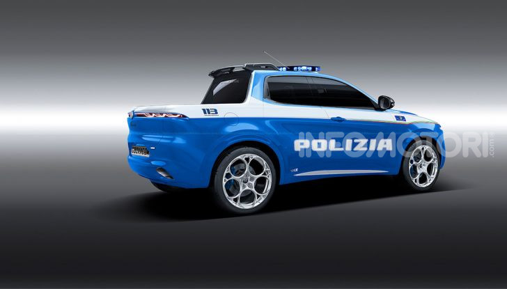Alfa Romeo Tonale, ecco il Pick-Up della Polizia di Nikita - Foto 2 di 4