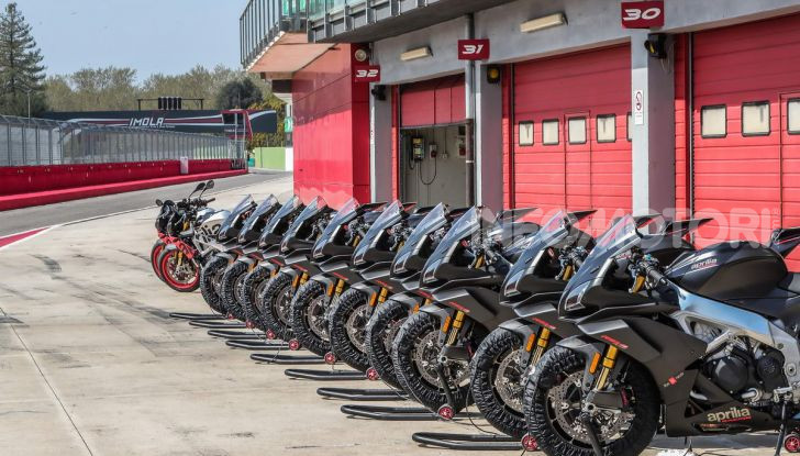 Test in pista Aprilia RSV4 Factory 1100, invecchiando migliora più di un buon vino! - Foto 49 di 65