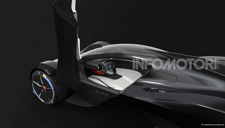 Tesla Olympus Max, il render si ispira alla Valkyrie - Foto 9 di 12