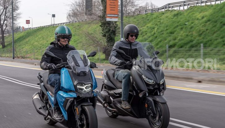 Confronto scooter 400: Bmw C400X e Yamaha XMAX 400 Iron Max - Foto 44 di 48
