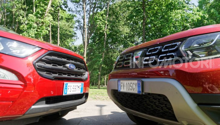 Prova doppia tra SUV best seller: Dacia Duster e Ford EcoSport - Foto 19 di 47