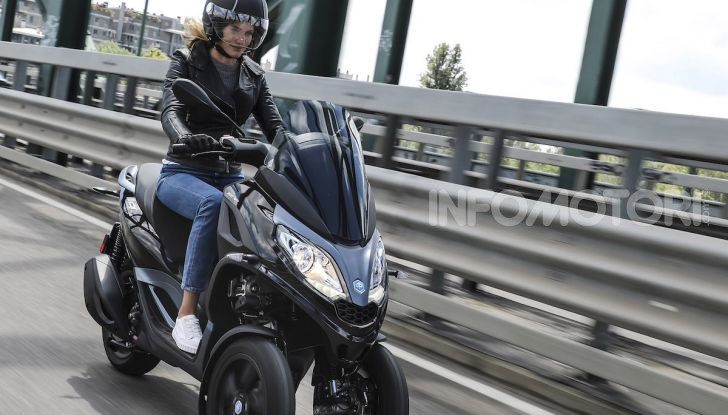 Piaggio MP3 300 hpe: il tre ruote più famoso al mondo ancora più agile e sportivo - Foto 47 di 60