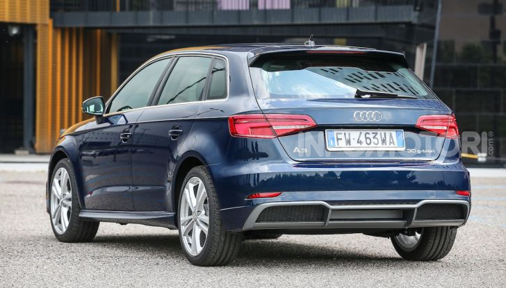 Prova nuova Audi A3 Sportback g-tron 2019: premium a metano! - Foto 11 di 22