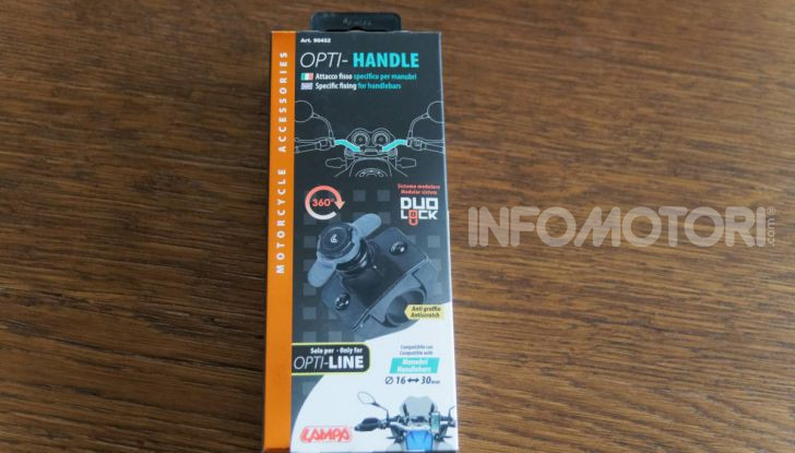 Recensione sistema Opti di Lampa da moto: fissare action cam e cellulare è più facile - Foto 6 di 35