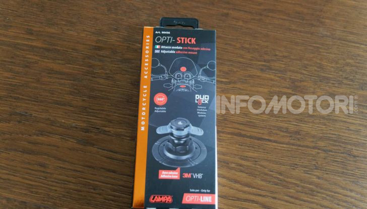 Recensione sistema Opti di Lampa da moto: fissare action cam e cellulare è più facile - Foto 7 di 35