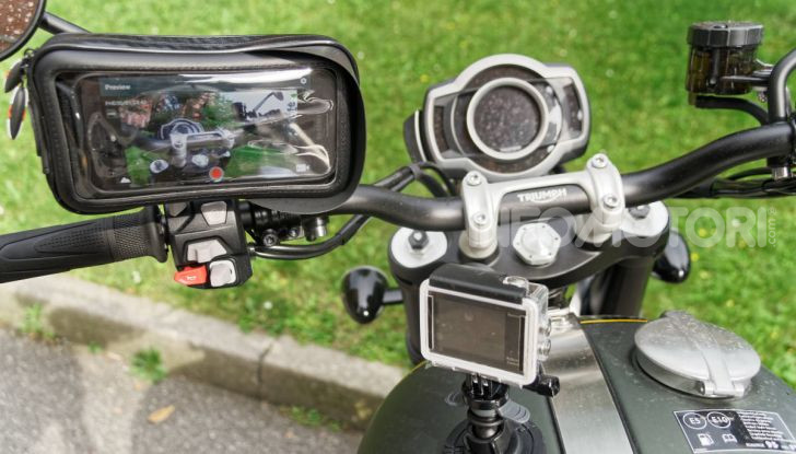 Recensione sistema Opti di Lampa da moto: fissare action cam e cellulare è più facile - Foto 18 di 35