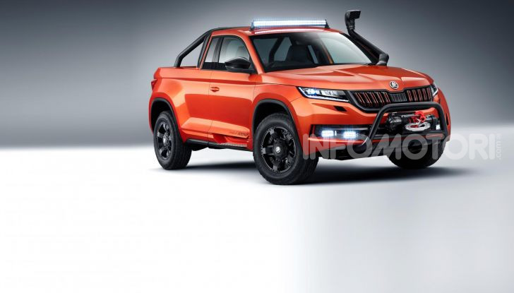 Skoda Mountiaq, pick-up con aria da SUV - Foto 1 di 10