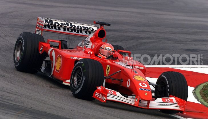 F1: ad Abu Dhabi sarà messa all’asta la Ferrari F2002 di Michael Schumacher - Foto 3 di 10