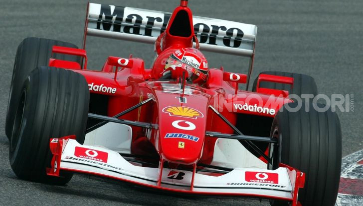 F1: ad Abu Dhabi sarà messa all’asta la Ferrari F2002 di Michael Schumacher - Foto 2 di 10