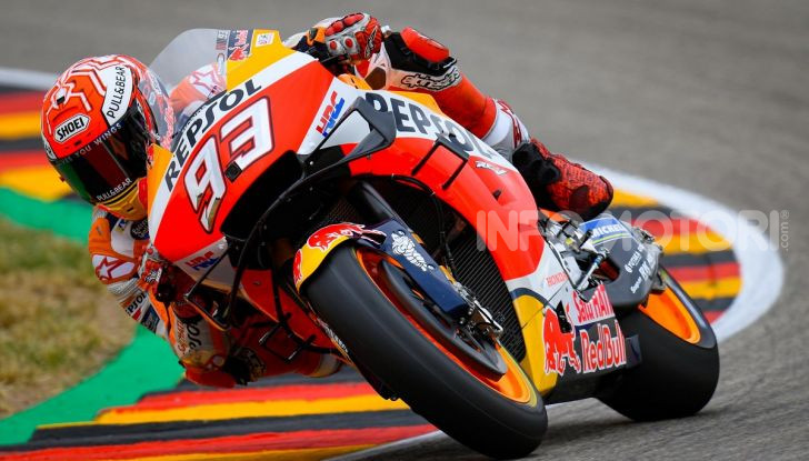 MotoGP 2019 GP del Sachsenring: Marquez al top, Petrucci davanti a Dovizioso, Rossi decimo - Foto 1 di 12