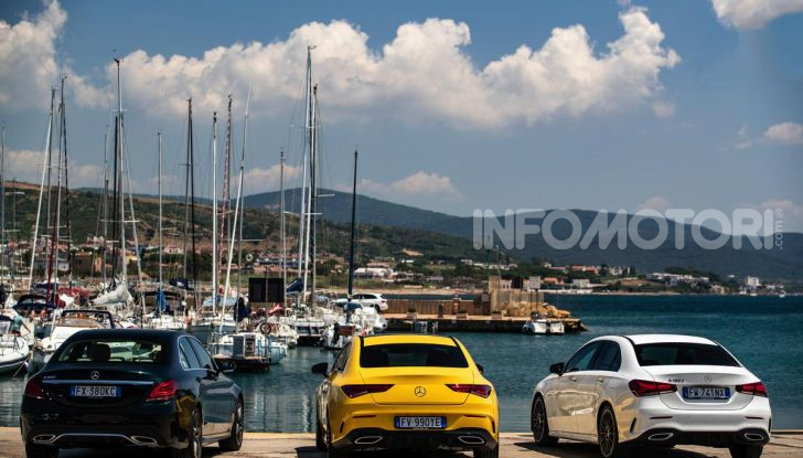 Mercedes-Benz, la prova delle berline compatte 2019 - Foto 10 di 29