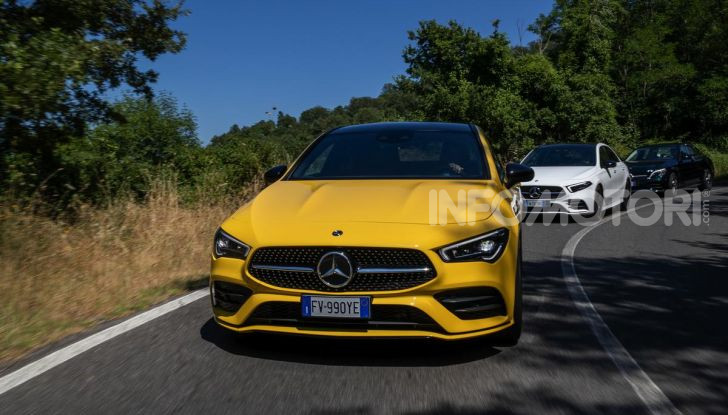 Mercedes-Benz, la prova delle berline compatte 2019 - Foto 22 di 29
