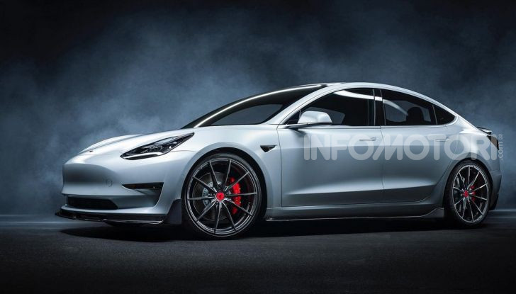 Tesla Model 3 by Vorsteiner: modifiche estetiche a profusione - Foto 5 di 8