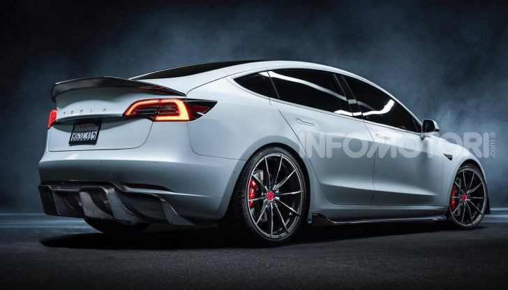 Tesla Model 3 by Vorsteiner: modifiche estetiche a profusione - Foto 2 di 8