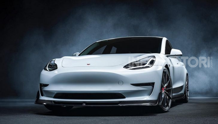 Tesla Model 3 by Vorsteiner: modifiche estetiche a profusione - Foto 8 di 8
