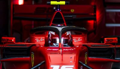 F1 2019: Leclerc con la Ferrari a Monza per il filming day Pirelli
