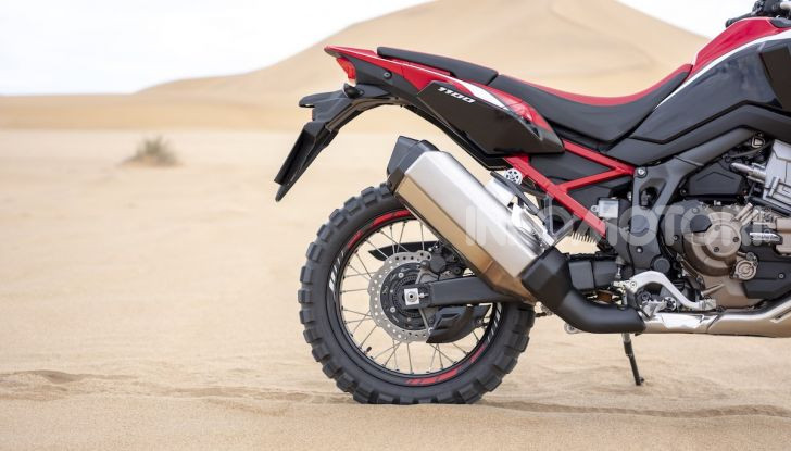 Honda Africa Twin 1100 2020: due versioni, più potenza, nuovo stile ed Euro 5 - Foto 21 di 35