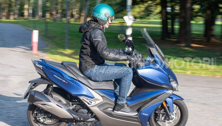 Prova Kymco Xciting 400i s: pochi difetti, tanta sostanza - Foto 38 di 51