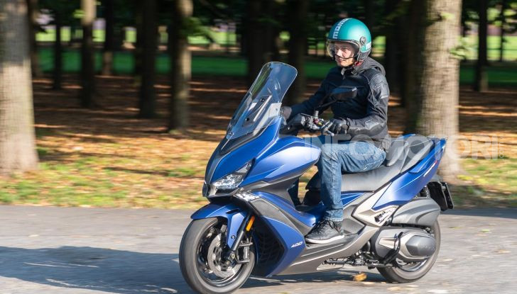 Prova Kymco Xciting 400i s: pochi difetti, tanta sostanza - Foto 40 di 51
