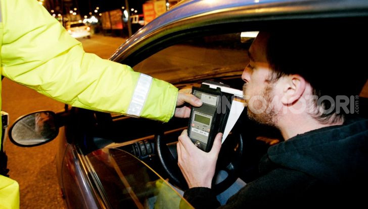 Il test del palloncino effettuato dalle Forze dell'Ordine