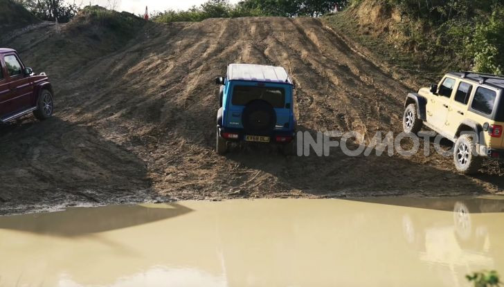 [VIDEO] La sfida Offroad tra Jimny, Classe G Wrangler - Foto 10 di 19