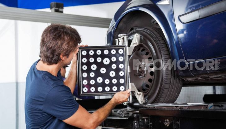 Convergenza gomme meccanico gommista