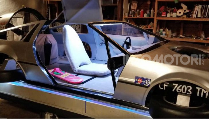 DeLorean DMC-12 hovercraft, l’esemplare volante costruito a mano - Foto 4 di 9