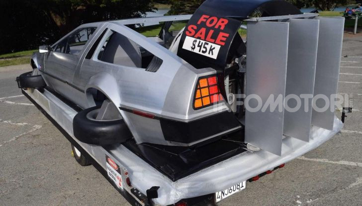 DeLorean DMC-12 hovercraft, l’esemplare volante costruito a mano - Foto 5 di 9