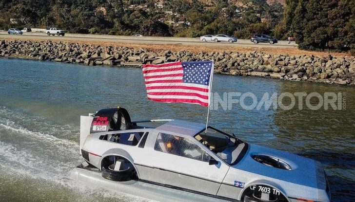 DeLorean DMC-12 hovercraft, l’esemplare volante costruito a mano - Foto 8 di 9