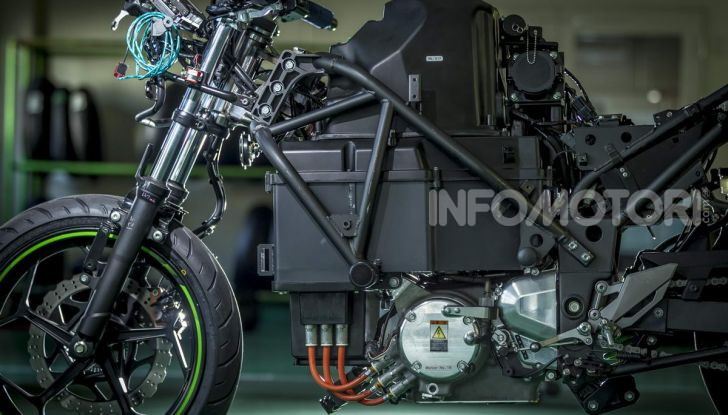 Kawasaki accelera verso la produzione della prima moto elettrica - Foto 4 di 11