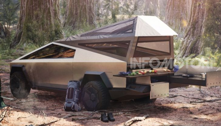 Tesla Cybertruck: il pick-up elettrico tagliato col machete - Foto 4 di 10