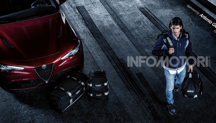 Antonio Giovinazzi testimonial Sparco 2020