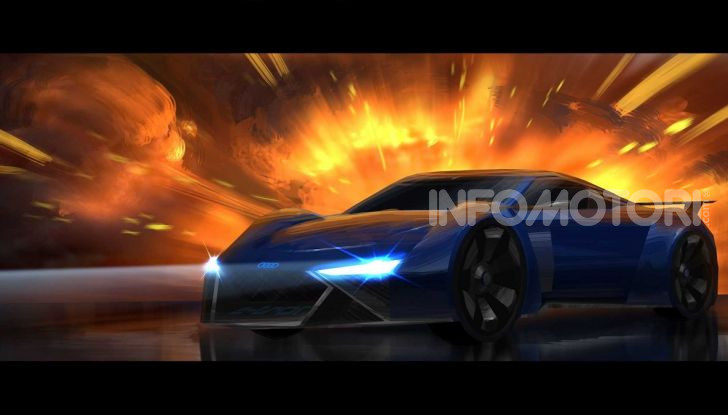 Audi RSQ e-Tron cartoon