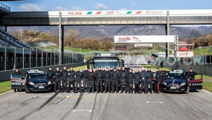 Carabinieri corso guida Mugello