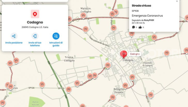 Come evitare le zone colpite dal Coronavirus grazie a Waze - Foto 3 di 9