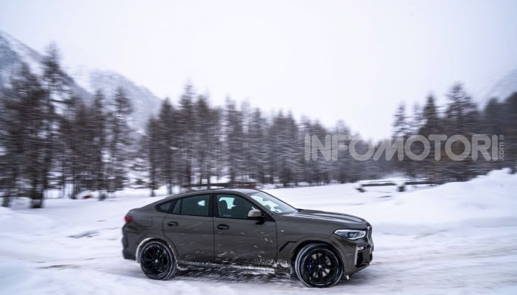 [VIDEO] Il test della nuova BMW X6 2020 sulla neve di Livigno - Foto 13 di 25