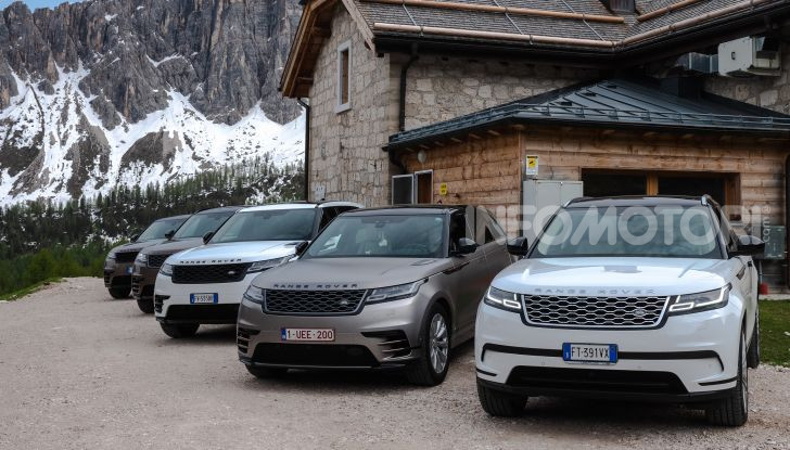 Land Rover Velar raduno per Amatrice