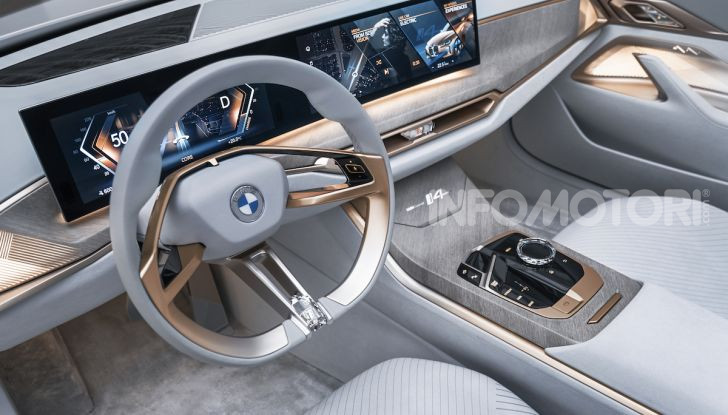 BMW Concept i4: la prima gran coupé 100% elettrica del brand tedesco - Foto 9 di 16