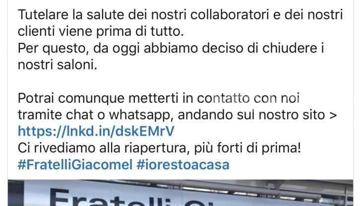 Coronavirus trasforma i Concessionari Auto - Foto 2 di 10