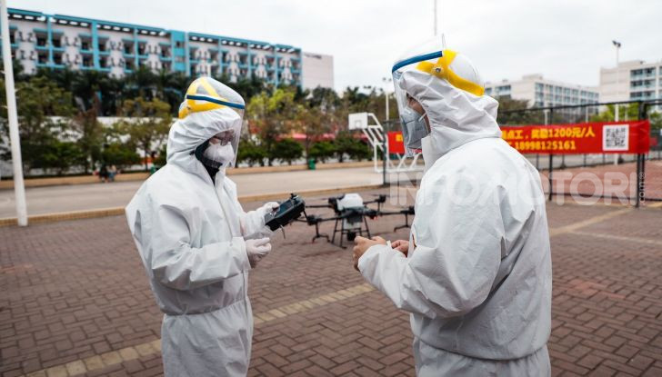 Droni Cina Coronavirus