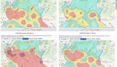 Effetto Coronavirus: inquinamento atmosterico in calo e aria pulita