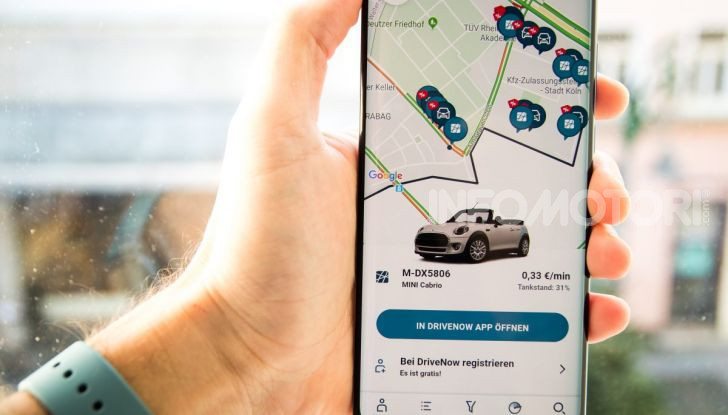 Share Now app navigazione 2020